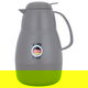 Helios thermos, 1.5 liters, thermal glass inner container, plastic outer shell - brown product image 1