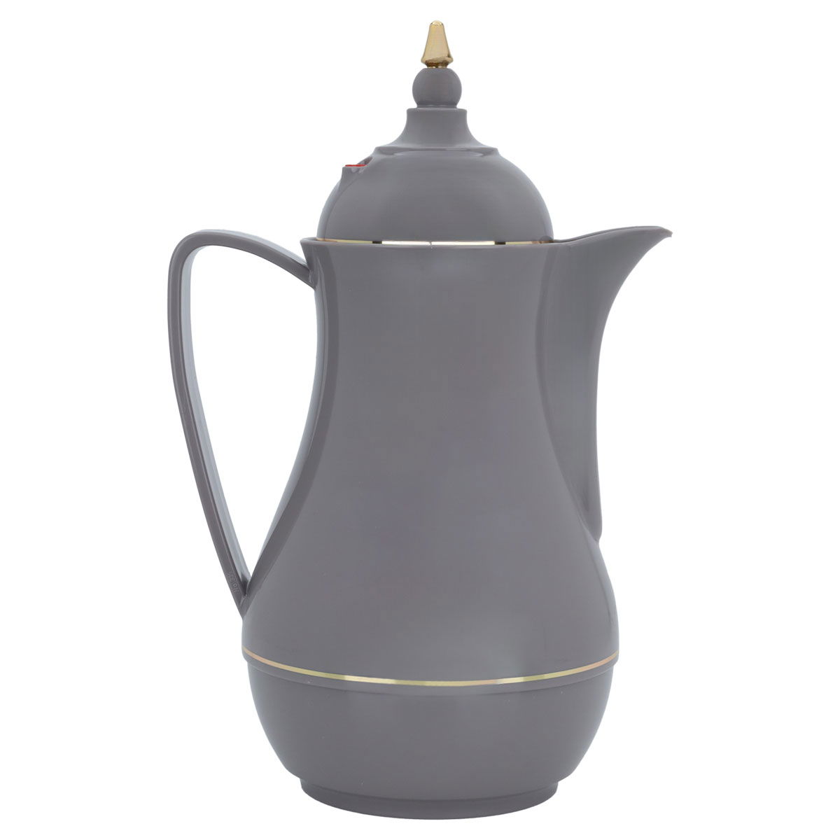 Rotpont thermos, 1 liter, glass inner container, plastic outer shell - dark grey product image 1