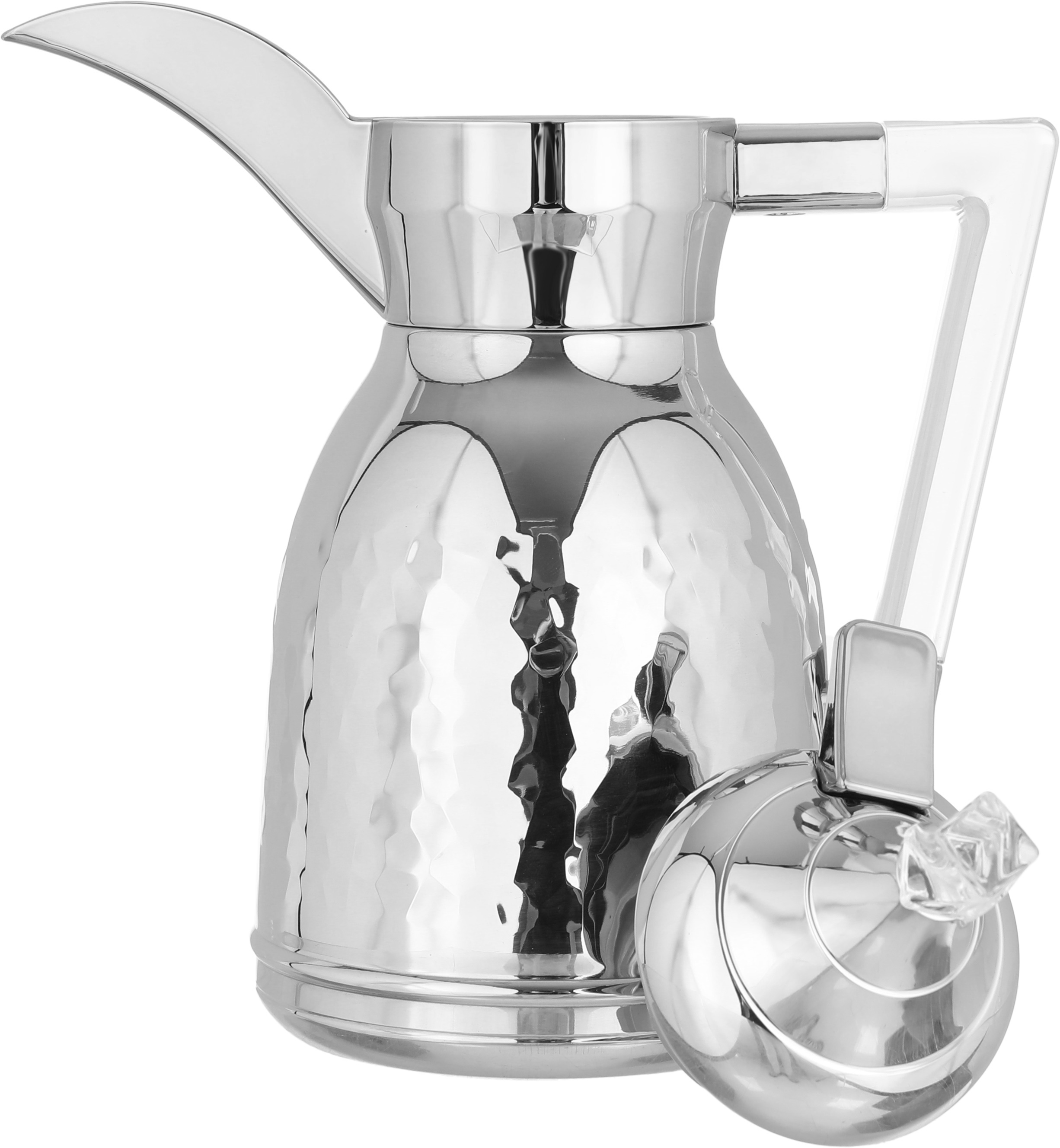 دلة نواف استيل السيف غاليري، 0.35 لتر، يد شفاف - فضي product image 4