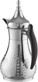 Al Saif Gallery Haila Steel Thermos, 700 ml, wooden handle - silver product image 4