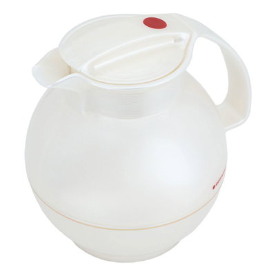 Rotpont glass thermos, 1 liter, plastic outer shell - white product image 3