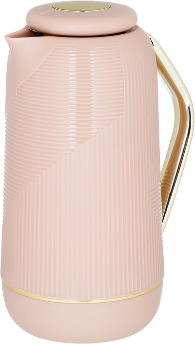 Glory Rawaa Thermos, 1 liter, thermal glass inner container, plastic outer shell - dark beige product image 5