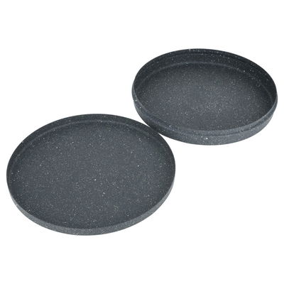 صينية كنافة مع غطاء جرانيت السيف غاليري، 26 سم - رمادي product image 2