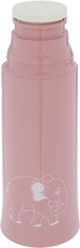 Helios thermos, 0.75 litres, thermal glass inner container, plastic outer shell - light pink product image 3