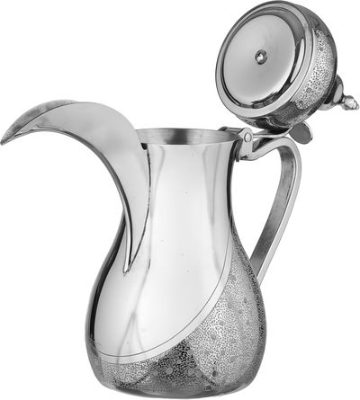 طقم دلة قهوة وإبريق استيل السيف غاليري، 1.2 / 1.41  لتر - فضي product image 5