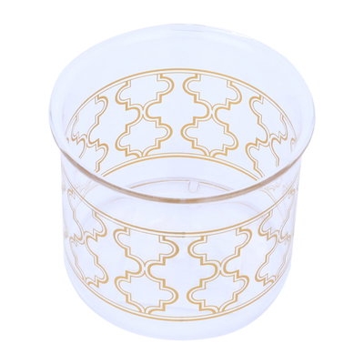 علبة بلاستيك السيف غاليري، 600مل، دائري - ذهبي product image 4