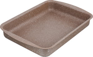 Rocky Granite Oven Tray, 35x25 cm, Rectangular - Brown product image 2
