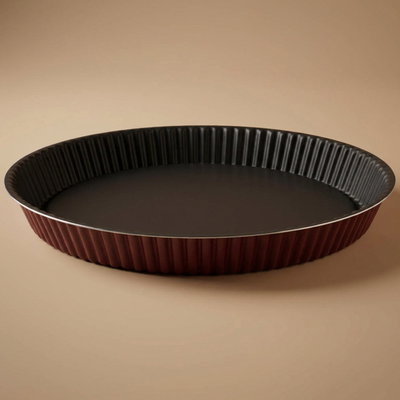 Tefal Newflon Tart Mold, 27 cm, Round - Red product image 1