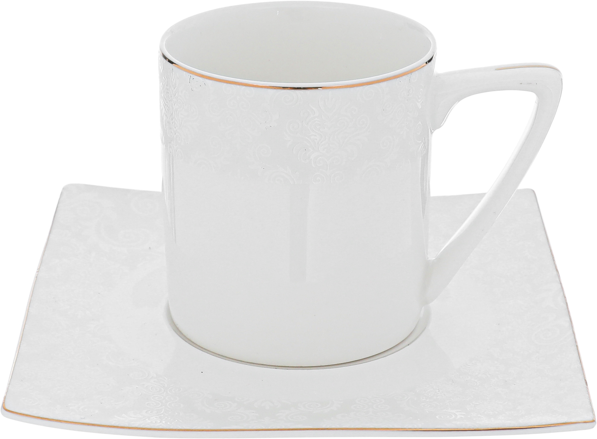 طقم سفرة بورسلان دانيا، 77 قطعة - ابيض ذهبي product image 6