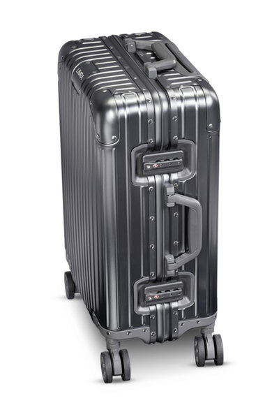 شنطة سفر الومنيوم ليمرا، 20 بوصة، 4 عجلات، RM-601 - رمادي غامق product image 5