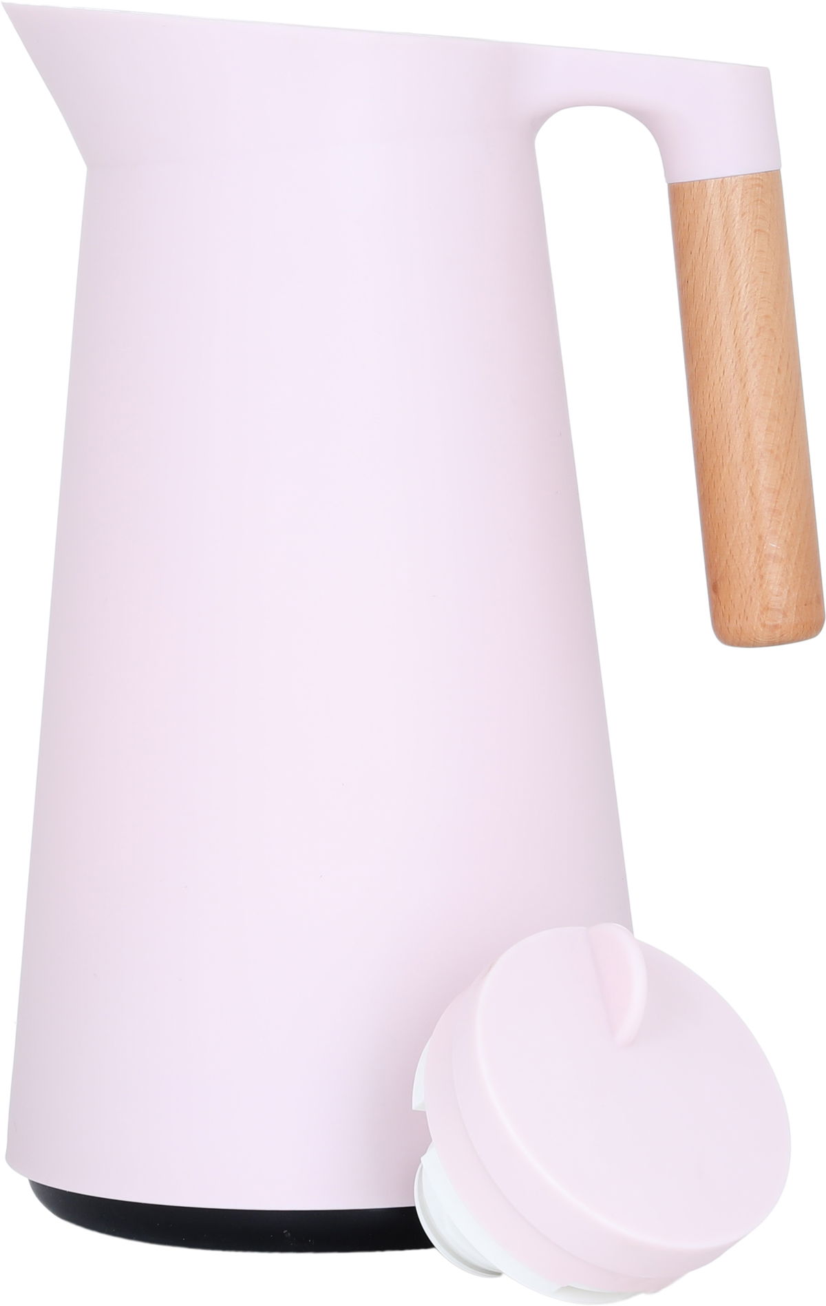 ترمس ليندا تايملس، 1 لتر، حافظة داخلية زجاج حراري، هيكل خارجي بلاستيك - وردي product image 3