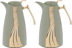 طقم ترامس كارما زجاج السيف غاليري، 1/1 لتر، حافظة داخلية زجاج - اخضر فاتح product image 2