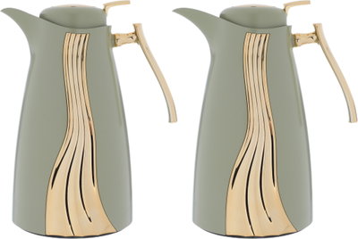 طقم ترامس كارما زجاج السيف غاليري، 1/1 لتر، حافظة داخلية زجاج - اخضر فاتح product image 2
