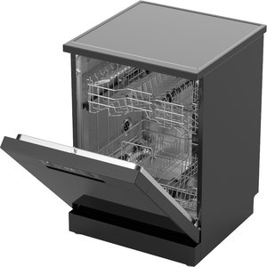 غسالة اطباق ارو، 14 مكان، 8 برامج، شاشة LED، RO-14DWSB - رمادي غامق product image