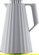 ترمس فيجو اليجانس، 1 لتر،حافظة داخلية زجاج، غطاء نيكل - رمادي فاتح product image 1