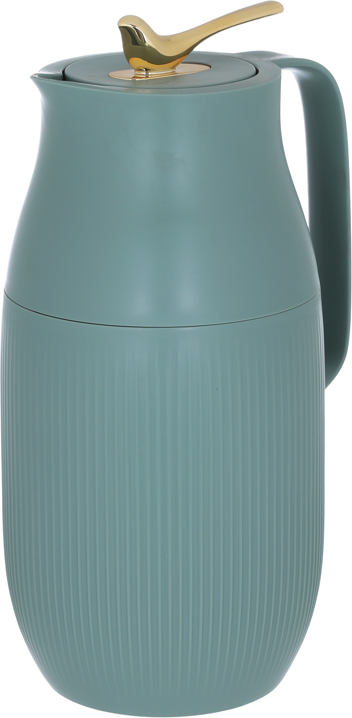Al Saif Gallery Royal 6 thermos, 1.6 liters, glass inner container, plastic outer shell - dark green product image 3