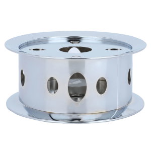 Al Saif Gallery steel heating base, circular - silver product image