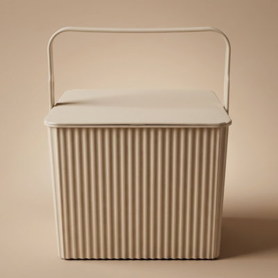 Proof Plastic Carrying Box, 27 x 26 x 21 cm - Beige product image 1