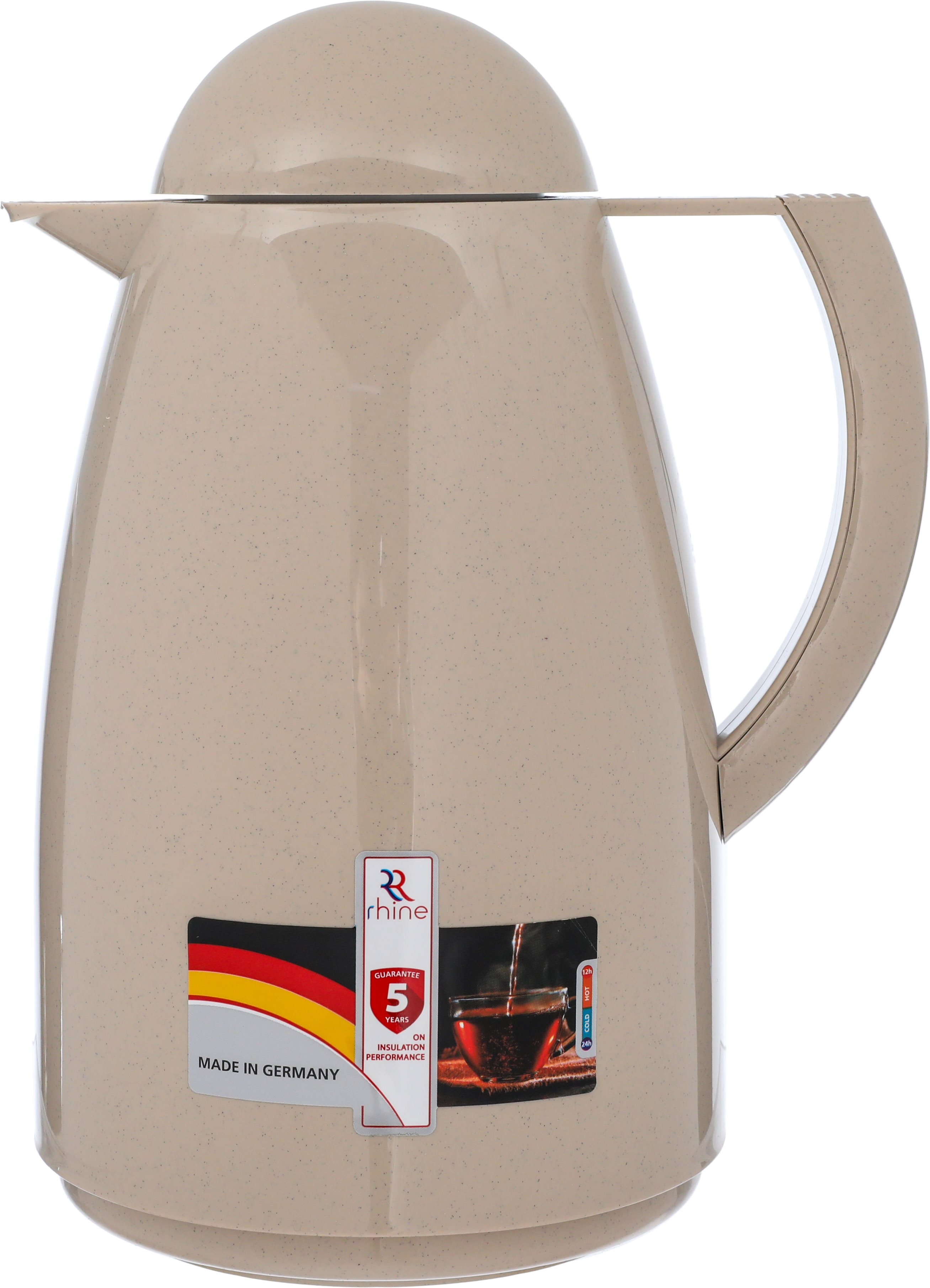 ترمس ماركوتيك الراين، 1.5 لتر، حافظة داخلية زجاج حراري، هيكل خارجي بلاستيك - بني product image