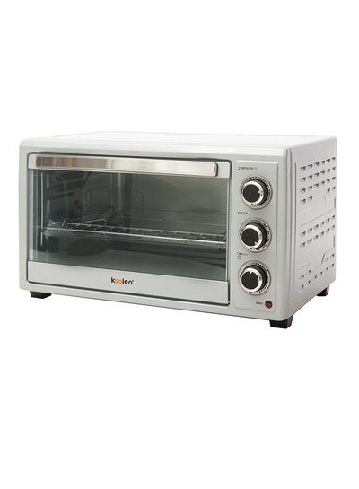فرن كهربائي كولن، 1500 واط، 35 لتر، مزود بشواية، 802104006 - فضي product image 3