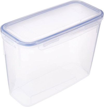 علبة تخزين طعام بلاستيك لوك اند لوك، 2.4 لتر، غطاء - شفاف ازرق product image 2