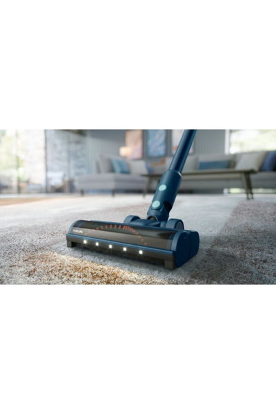 Philips XC5041/2 Series 2000 Cordless Vacuum Cleaner, Reusable Battery, 60 Minutes, LED, PowerCyclone 10 Technology - Dark Blue product image 4