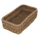 Al Saif Gallery Rectangular Wicker Serving Basket, 34 X 18 X 9 Cm - Beige product image 2