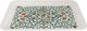 Tofariyah Melamine Al Saif Gallery, 49 x 37 x 3 cm, rectangle, green-white pattern product image 1