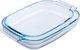 طقم صينية طهي زجاج بايركس، 2 قطعة - شفاف product image 2