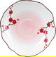 Al Saif Gallery Porcelain Dessert Plate, 22.2 Cm - White-Brown product image 1