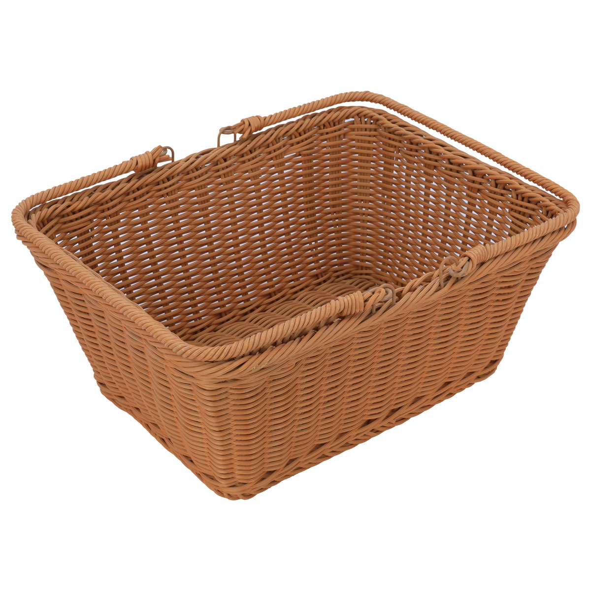 سلة رحلات خوص وهج الماسة، 34×26×15 سم - بني product image 3