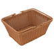 سلة رحلات خوص وهج الماسة، 34×26×15 سم - بني product image 3