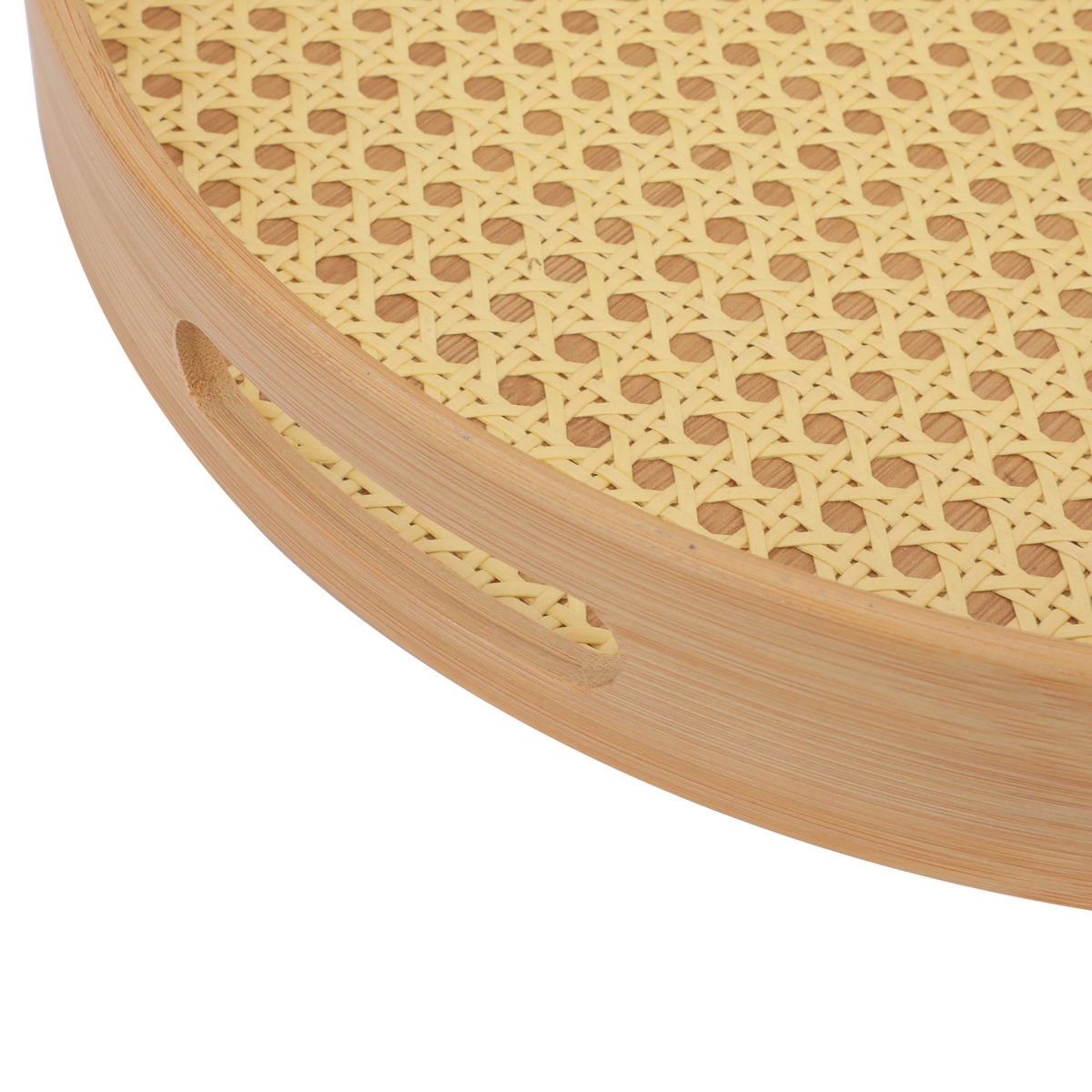 Al Saif Gallery Wooden Serving Tray, Round - Wooden product image 3