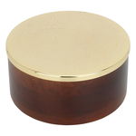 تمرية خشبي السيف غاليري، دائري ،غطاء ذهبي - بني product image 1