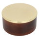 تمرية خشبي السيف غاليري، دائري ،غطاء ذهبي - بني product image 1