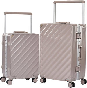 Limra LMA-1906 Polycarbonate Luggage Set, 2 Sizes, 4 Wheels - Brown product image