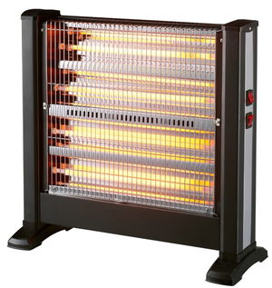 دفاية كهربائية ايكون، 2400 واط، 4 شمعات، 4 مستويات حرارة، ICO-1703H - اسود product image