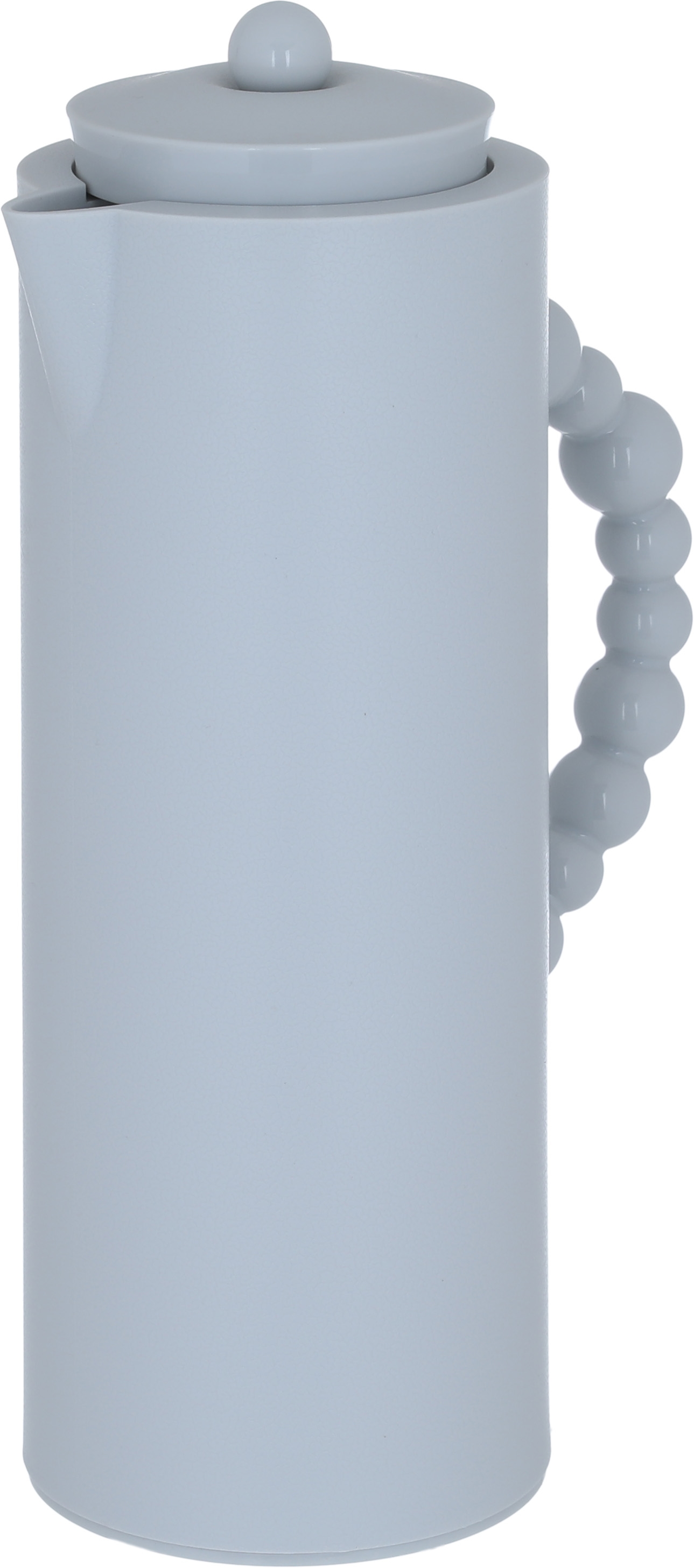 Al Saif Gallery Royal 7 Glass Thermos, 1 litre, plastic outer shell - light grey product image 2