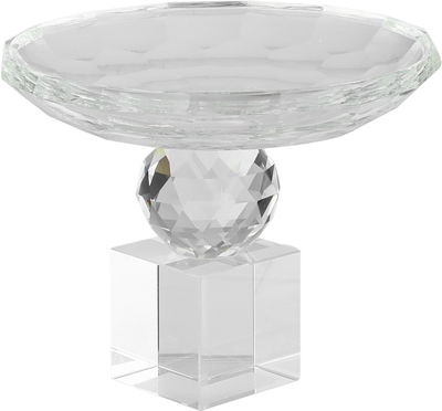 ستاند تقديم حلا زجاج السيف غاليري، 15×15×13 سم، دائري - شفاف product image 2