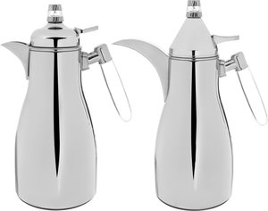 طقم ترامس فلوة السيف غاليري، قطعتين، 1/1 لتر، حافظة داخلية زجاج حراري - فضي product image 2
