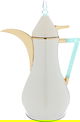 Al Saif Gallery Maha thermos set, two pieces, 1 liter, thermal glass inner shell, steel outer shell - pearl product image 8