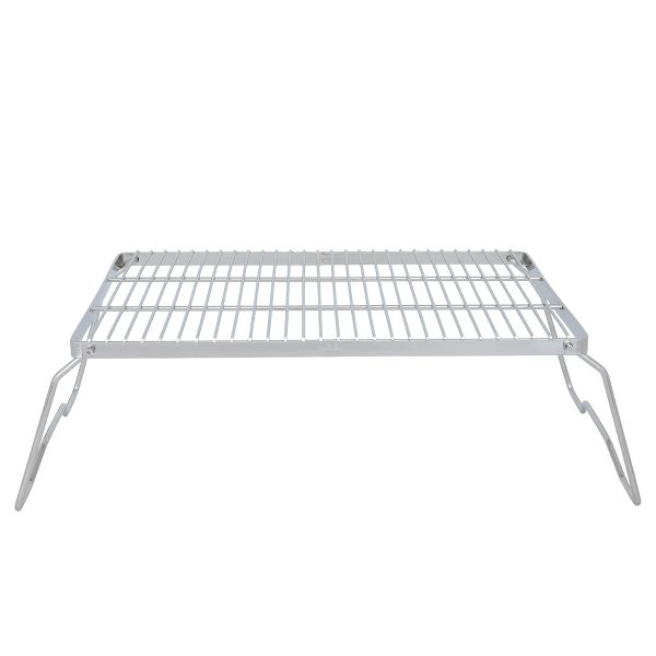 Barq Al Haya steel fire chair, 44 x 32 x 16 cm, large - silver product image 1