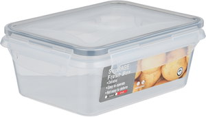 طقم علب تخزين بلاستيك السيف غاليري، 17x13x7 سم، 2 قطع، مستطيل - شفاف product image 2