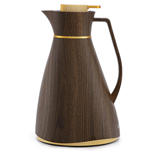 ترمس شيفون جلوري، 1 لتر، حافظة داخلية زجاج - خشبي product image