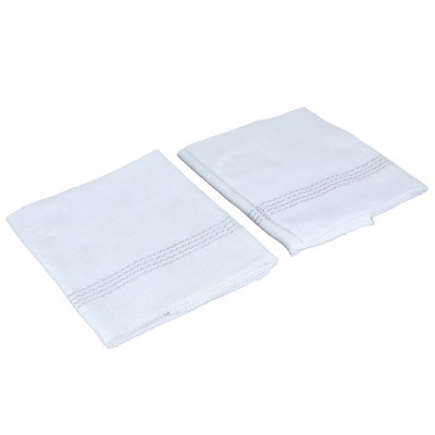 طقم مناشف قماش السيف غاليري، 70×50 م، قطعتين - أبيض product image 2