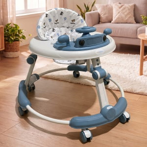 Fun Moment Baby Walker, Foldable, Adjustable, Musical Toys - Multicolor product image