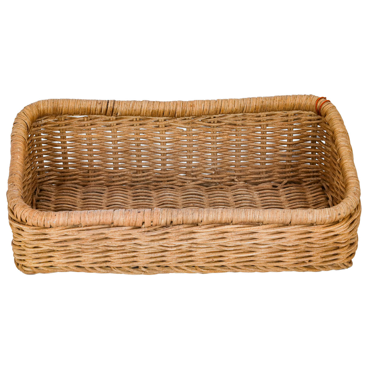 Al Saif Gallery Rectangular Wicker Serving Basket, 33 X 16 X 12 Cm - Beige product image