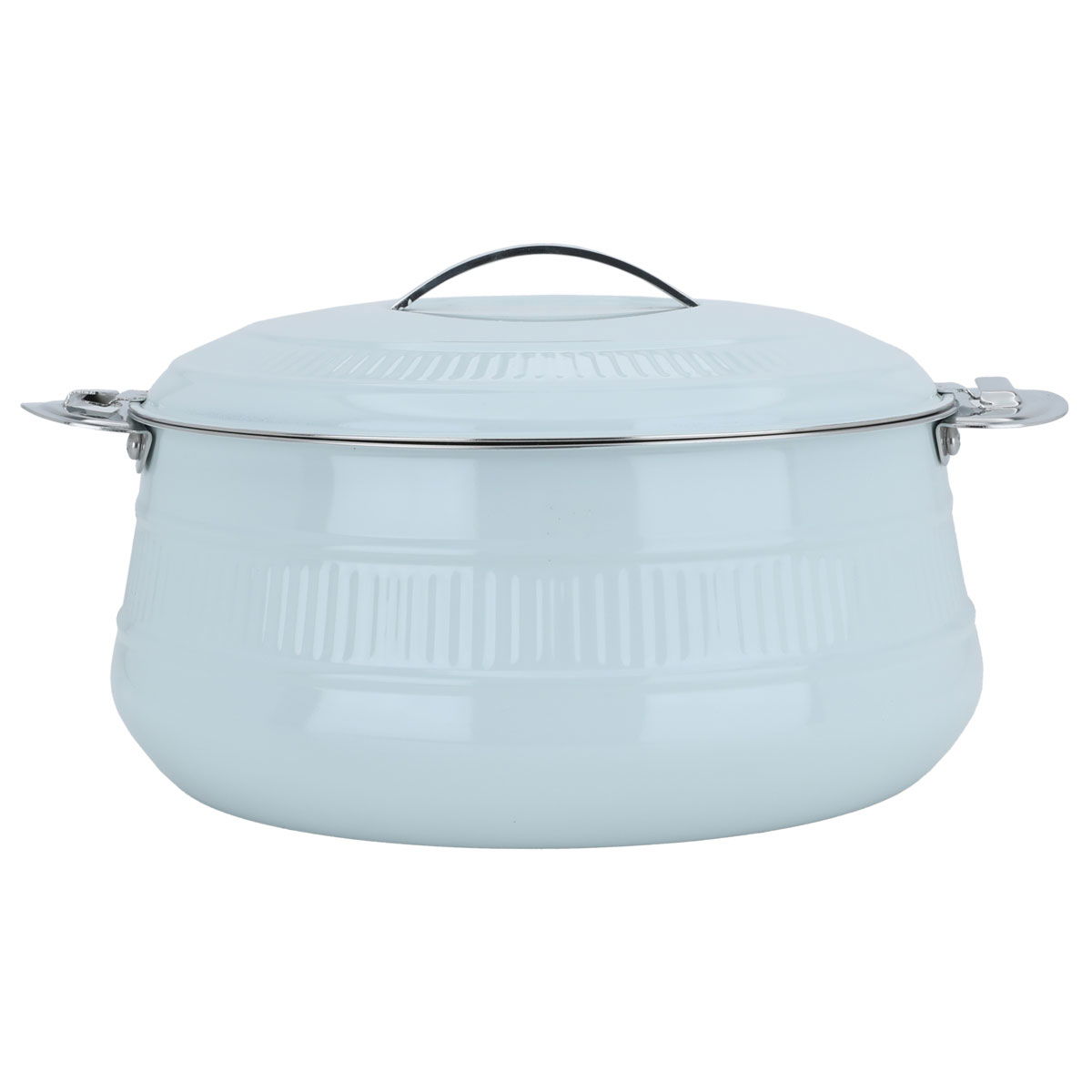 Al Saif Gallery Classic Steel Food Container, 3500 ml - Light Grey product image