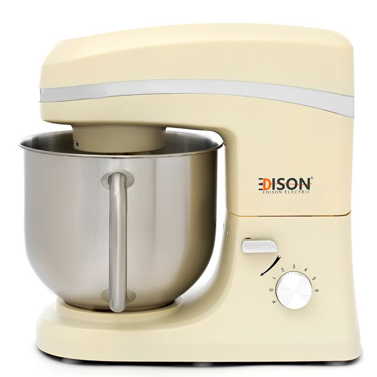 عجانة كهربائية إديسون، 1000 واط، 6 لتر، 18 سرعة، شاشة ديجيتال، SM40110 - بيج product image 1