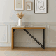 مدخل استقبال خشب، 120×79×40 سم - بني فاتح product image 1